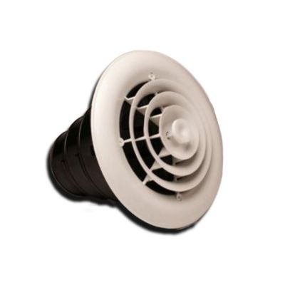 Rectorseal 81911 Mv360 8 Ceiling Diffuser With Round Grille Damper Box